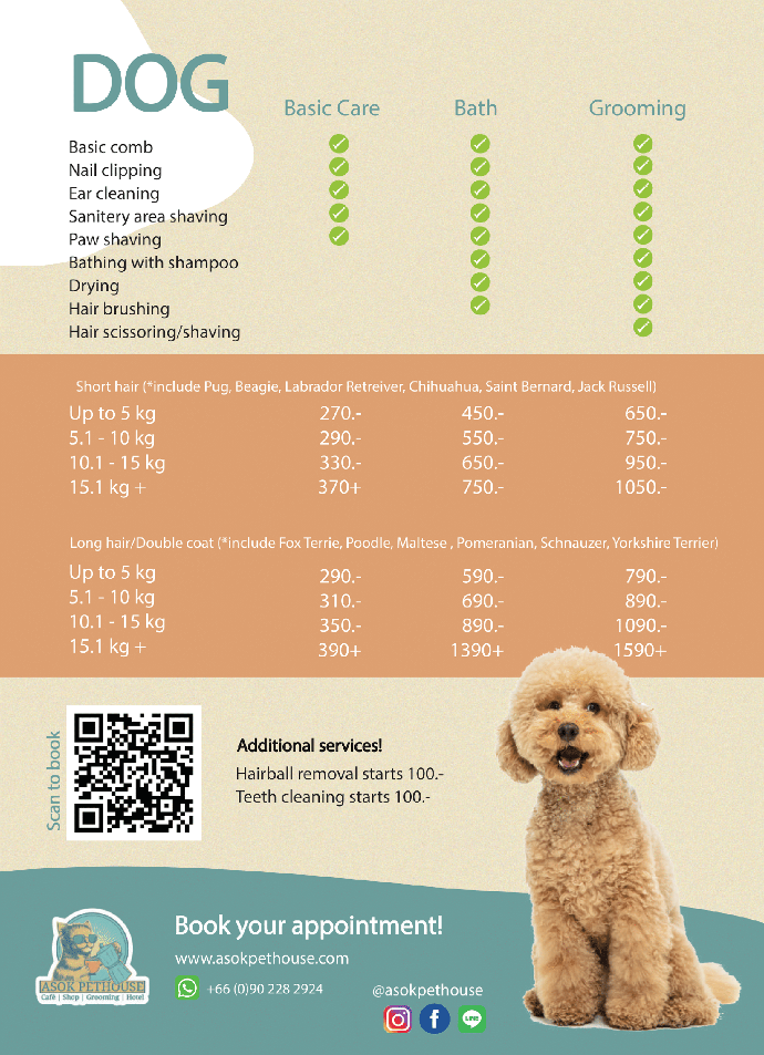 Pet deals house grooming
